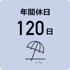 年間休日120日